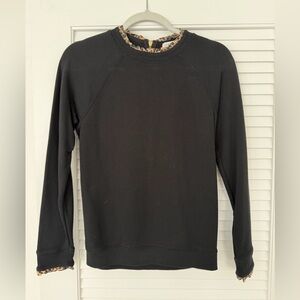 J. Crew Black Crewneck Sweater